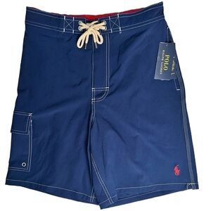Polo Ralph Lauren Kailua‎ 8.5" Inseam Navy Blue Swim Trunks Boardshorts NWT